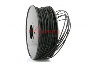 Quality 3MM black PLA filament accurate diameter , 3D printer materials Ultimaker / Mendel for sale