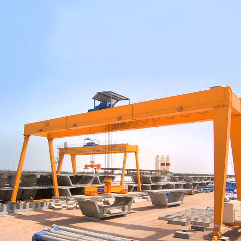 Buy cheap Remote Control 50 Ton Double Girder Gantry Crane A5 Work Duty from wholesalers