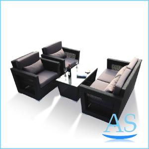 Quality new design rattan sofa set hotel sofa/ garden sofa/ restaurant sofa SR09 for sale