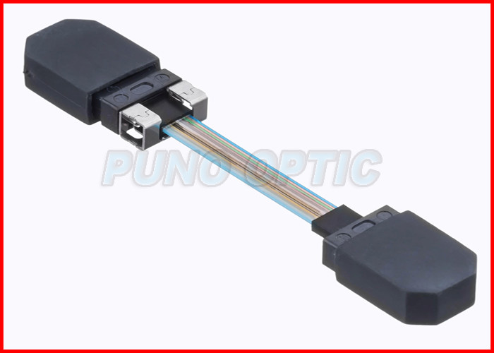 Multi Color MPO Fiber Optic Cable For Telecommunication Networks 0.5dB Loss