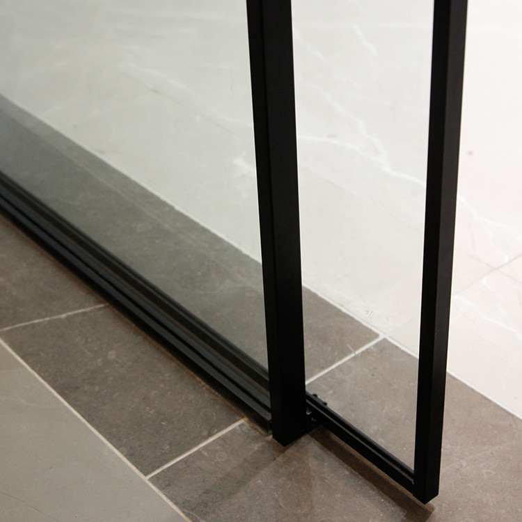 Quality Fluorocarbon 1.5mm Aluminum Frame Sliding Glass Doors for sale