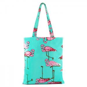 Quality Flower Pattern Zipper Printed Shopping Bags For Grocery Stores for sale
