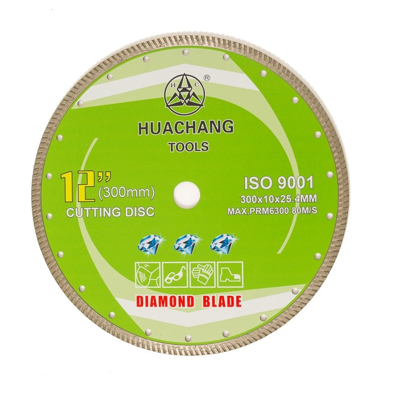 Quality Cold Press 12inch '300×2.0/3.0×10×25.4mm Turbo Diamond Blade For General Purpose , Ceramic , Marble And Concrete for sale