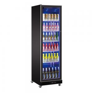 Quality Bar Beer Beverage Display Refrigerator Full Glass Door With LED Lights for sale