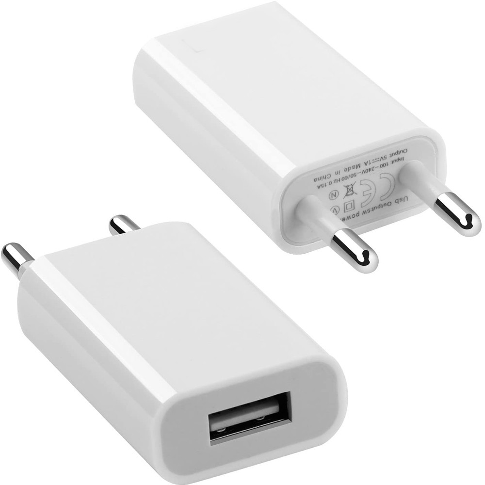 Quality ABS EU USB Wall Charger 5V 1A 2A for sale