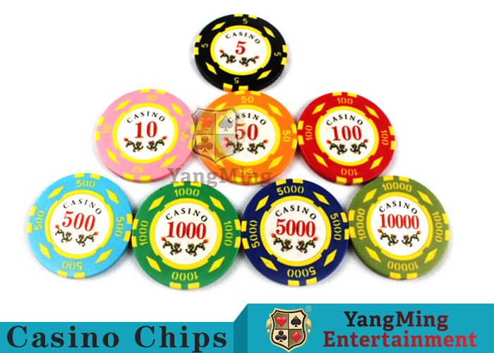 Quality Texas Hold’em / Metal Poker Chips For Casino Gaming With Numbers Casino Chips for sale