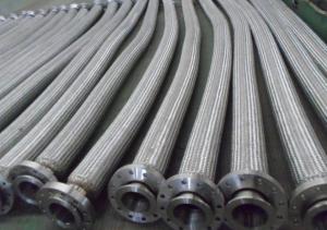 Quality stainless steel flexible pipe with flanges for sale