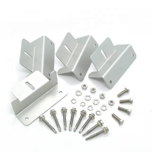 Quality Anodised Aluminium Alloy Extrusion Profiles Clamp For Solar Mounting System for sale