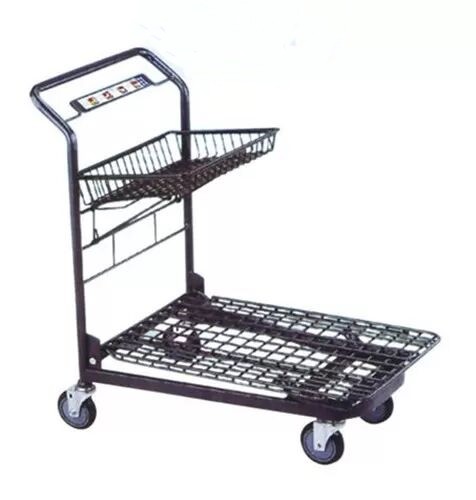Custom Unfolding Market Portable Shopping Cart Heavy Duty Mesh Airline