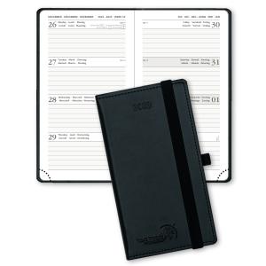 Pocket Size POPRUN Custom Diary Planner , 2023 Slim Weekly Planner Vegan Leather