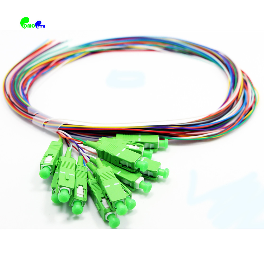 Buy SC APC UPC G652D G657A Fiber Optic Pigtail Single Mode 0.9mm Cable at wholesale prices