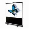 Buy cheap Portable Pull-Up Projection Screen with Spring Bracket and Single Button Locking from wholesalers