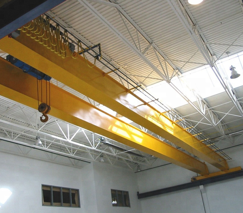 Quality Span 31.5m 10T Workshop Overhead Crane Double Beam Cabin Control for sale