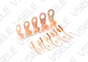 Quality OT Splice Copper Terminal Lugs O Shape Circular Naked Battery Cable Open for sale
