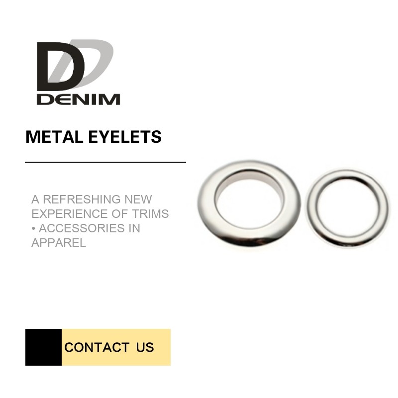 Quality High Durability Metal Eyelet Rings Crack-Proof For Clothings Decoration for sale