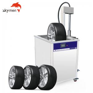 China Truck And Car Tires Cleaning Automatic Loading And Unloading Industrial Ultrasonic Cleaning Machine on sale