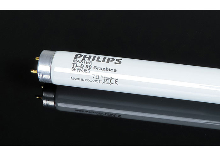 Quality Philips Master TL-D 90 Graphica 150cm D65 Light Box Tubes 58W/965 for Schools, Laboratory, Library Color Control for sale