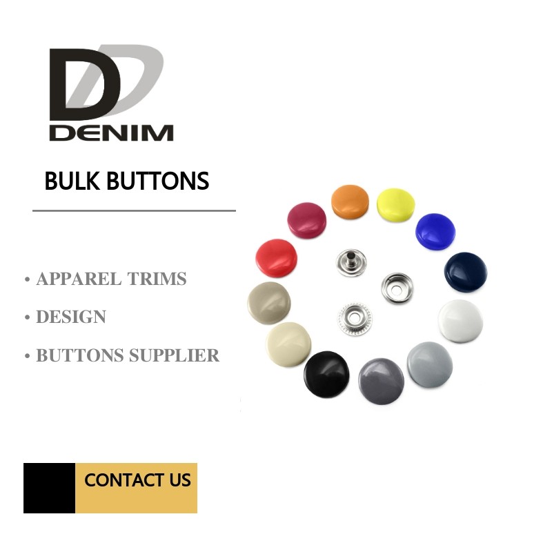 Quality Metal Shiny Lacquer Buttons And Snaps 4 Parts Painted Color DTM Fabric for sale