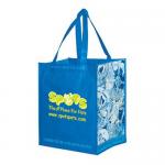 Portable Ultralight Custom Tote Bags , Grocery Non - Woven Printed Bags