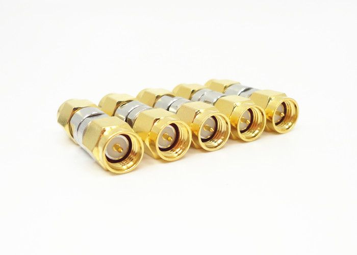 Buy High Quanlity Brass RF Adapter SMA Straight Female to Female Coaxial at wholesale prices