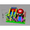 Buy cheap Kids Mario Theme UL blower Bouncy Castle Combo Slide from wholesalers