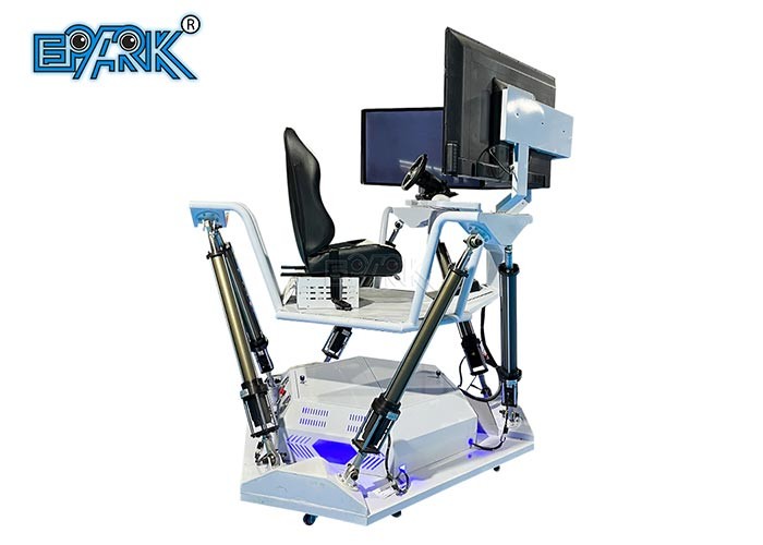 Quality Hot Selling Six-Axis Three-Screen Racing Car 300Kg 9D Vr Racing  Simulator for sale
