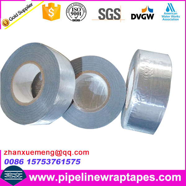 Quality silver color good adhesive aluminum foil waterproof and anticorrosion tape for sale