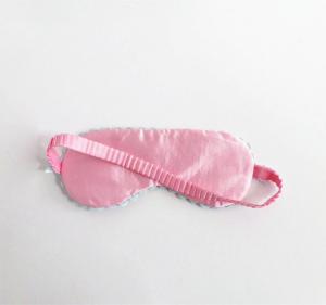 Quality pink color satin eye patch for sale