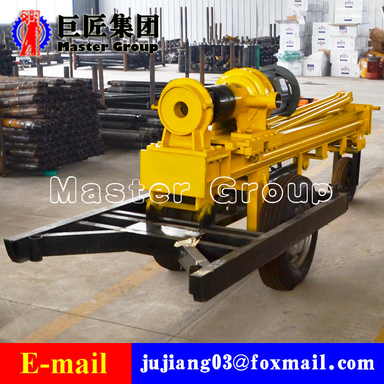 Quality KQZ-180D gas and electricity linkage DTH drilling rig for sale