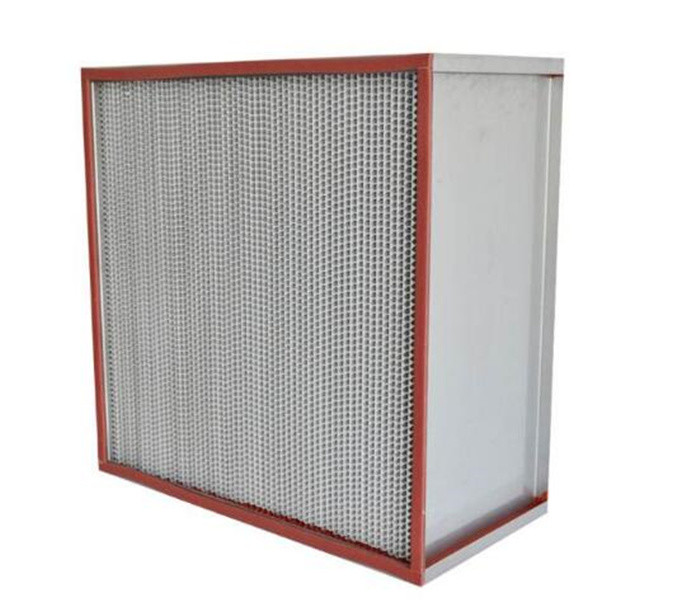 Quality Glass Fiber High Temperature Air Filter Galvanized Frame ISO Certification for sale