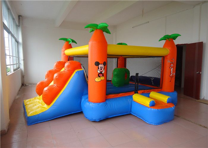Quality Nylon Mini Fabric Rainforest Inflatable Bouncy House Rental for sale