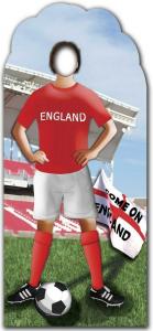 Quality Footballer Life Size Corrugated Plastic Sign Board World Cup 2022 Cutout Stand In for sale