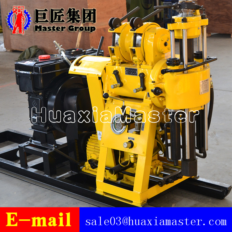 Quality HZ-130Y Hydraulic portable well drilling machine rotary drilling rig drill 130meters for sale