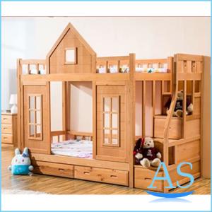 Quality China wholesale Beech wood Solid Wood kids bunk bed child bunk bed B520 for sale