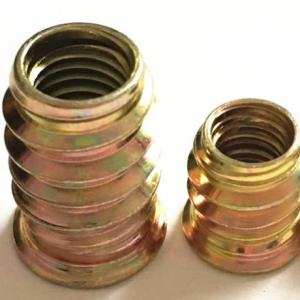 Quality AVIC Flight DIN8140 M5 M6 M8 Wood Threaded Inserts With Zinc for sale