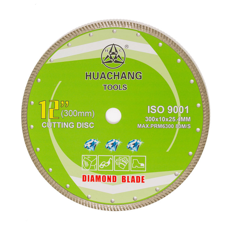 Quality 10 Inch Turbo Diamond Blade 300mm 250mm 25.4mm Bore 12 Inch Diamond Cutting Disc for sale