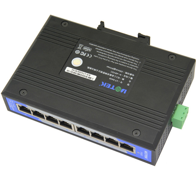 Quality 8-port Unmanaged Industrial Ethernet Switches , Standard IEEE 802.3 for sale