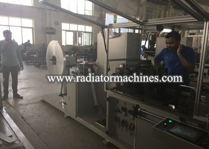 Quality Fully Automatic Radiator Making Machine For Making Copper And Aluminum Foil Fin for sale