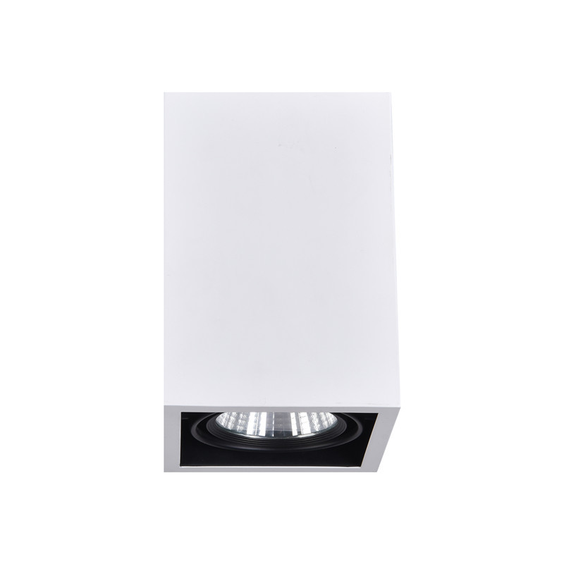 Quality 10W square surface mounted downlight adjustable angle aluminium white CRI90 3000K 4000K 6000K led light spotlight for sale