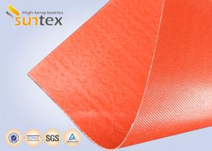 Quality Silicone Coated Bulk Fiberglass Cloth Roll Resistant High Temperature Up To 1000 C Degree for sale