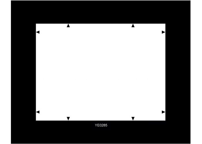 Quality YE0285 Digital Image Resolution Chart For Evaluation Infrared Illumination Operating View Distance for sale