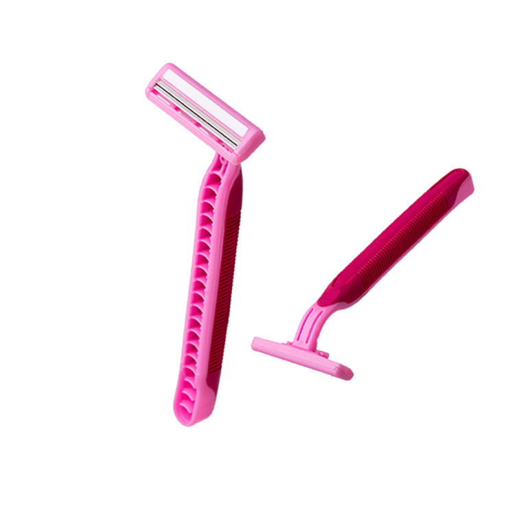 Quality Plastic Twin Blade Disposable Razor With Fixed Head For A Comfortable Shave for sale