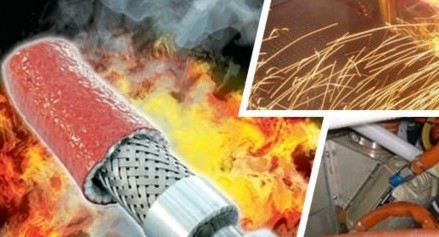Quality fire resistant sleeving for hoses for sale