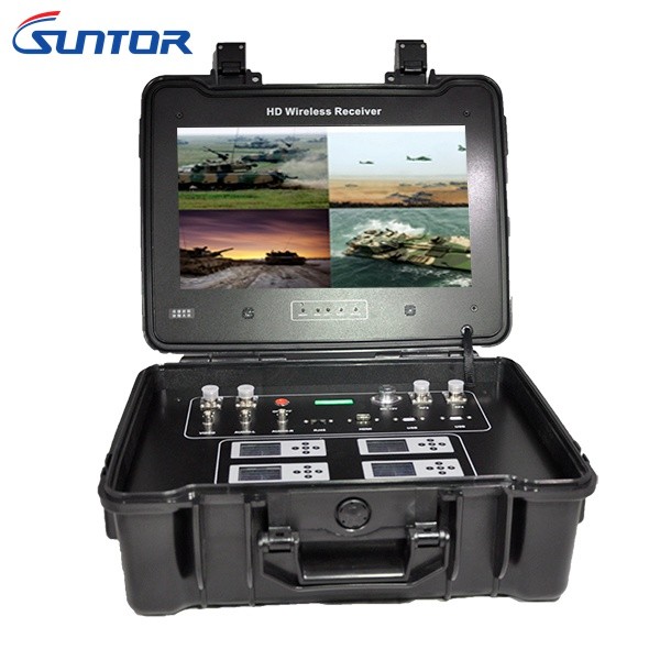 China Portable HD Monitor COFDM Receiver Box Wireless Video Transmitter on sale