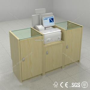 Quality supermarket checkout counter equipment,shop cashier counter for sale for sale