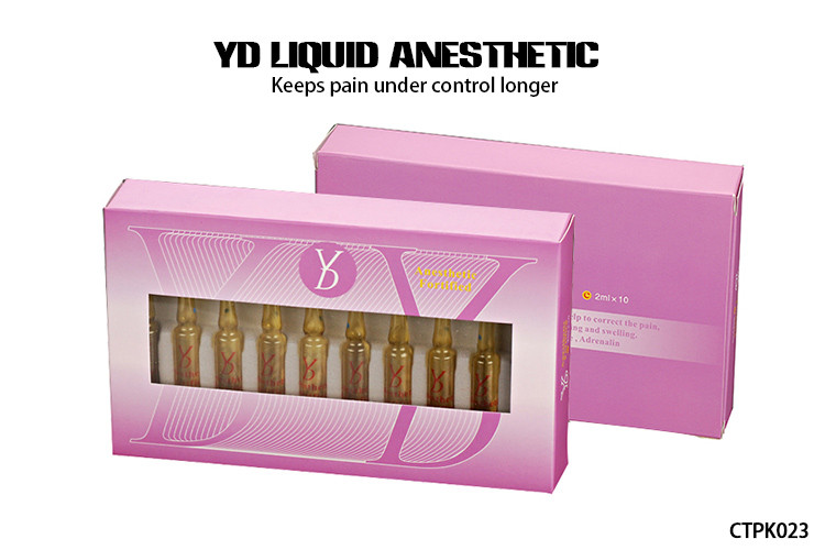 Quality YD Liquid Anesthetic Pain Relief For Tattoo , Pain Away For Lip Embroidery for sale