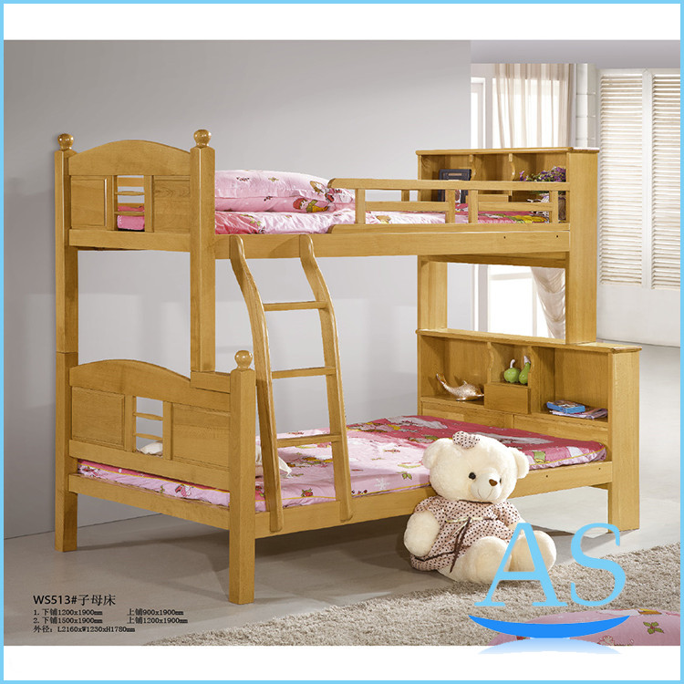 Quality China wholesale Beech wood Solid Wood kids bunk bed child bunk bed B513 for sale