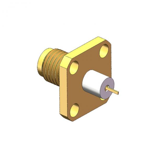 Buy SMA-KFD13 SMA RF Connector Coaxial Cable Connectors For Aerospace With Miniature Size at wholesale prices
