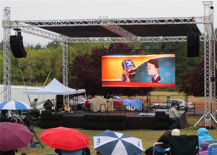 China P6 Outdoor LED Video Wall Display Seamless Installation Great Visual For Public on sale