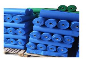 Quality Bright Luster Regenerated Polyester Fiber , Needle Punched Non Woven Fabric Roll for sale
